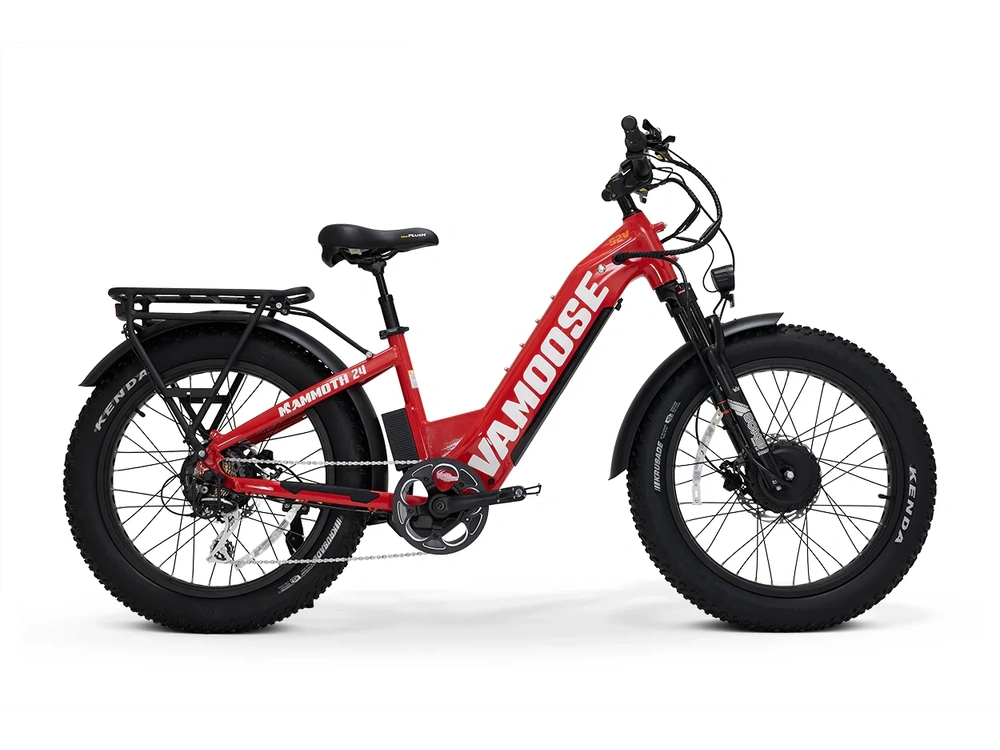 2026 Vamoose Cycle Mammoth 24 500 Mammoth 24 500 ST Gloss Cherry Red and White alt
