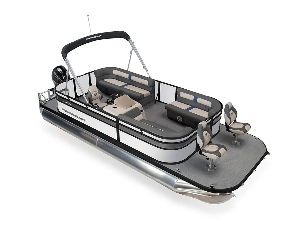 2026 Princecraft Jazz 21-2S Pearl - Black Edition|Blue Metallic Graphic Package