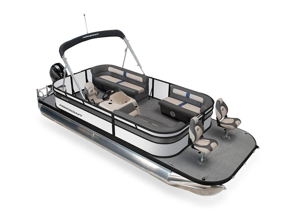 Princecraft Jazz 21-2S Jazz 21-2S Perle - Édition Noire|Ensemble Graphique Bleue Métallisée 2026 alt