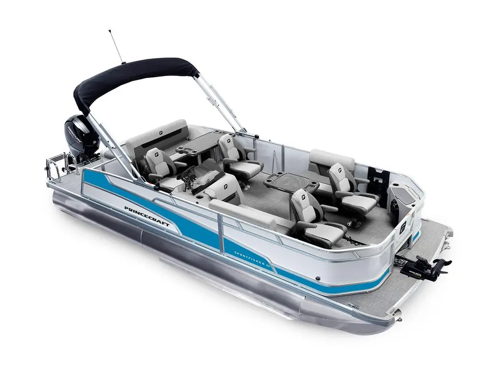2026 Princecraft Sportfisher 23-2S RL Pearl - Laguna Blue Strip