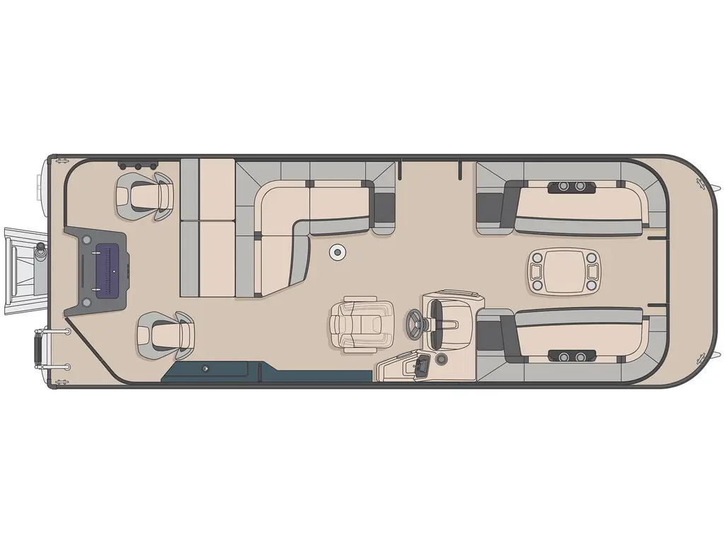 2026 Princecraft Sportfisher LX 25-2RS Black - Elegance Edition (With Grey Metallic Accent)