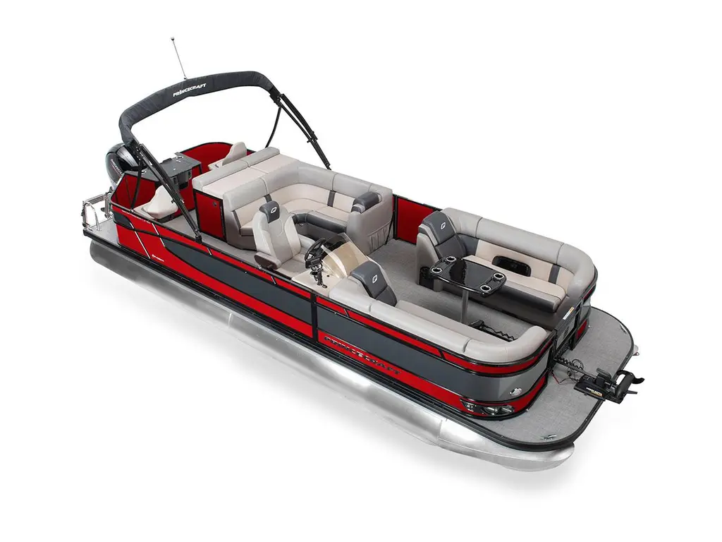 2026 Princecraft Sportfisher LX 25-2RS Ruby Red – Elegance Edition (With Grey Metallic Accent)