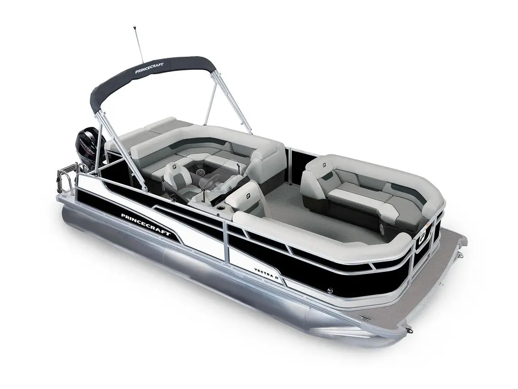 2026 Princecraft Vectra® 21 L Black - Onyx White Strip
