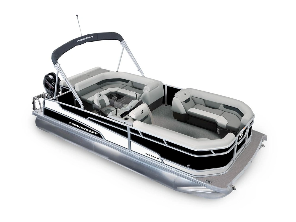 2026 Princecraft Vectra® 21 L Vectra® 21 L Black - Onyx White Strip alt