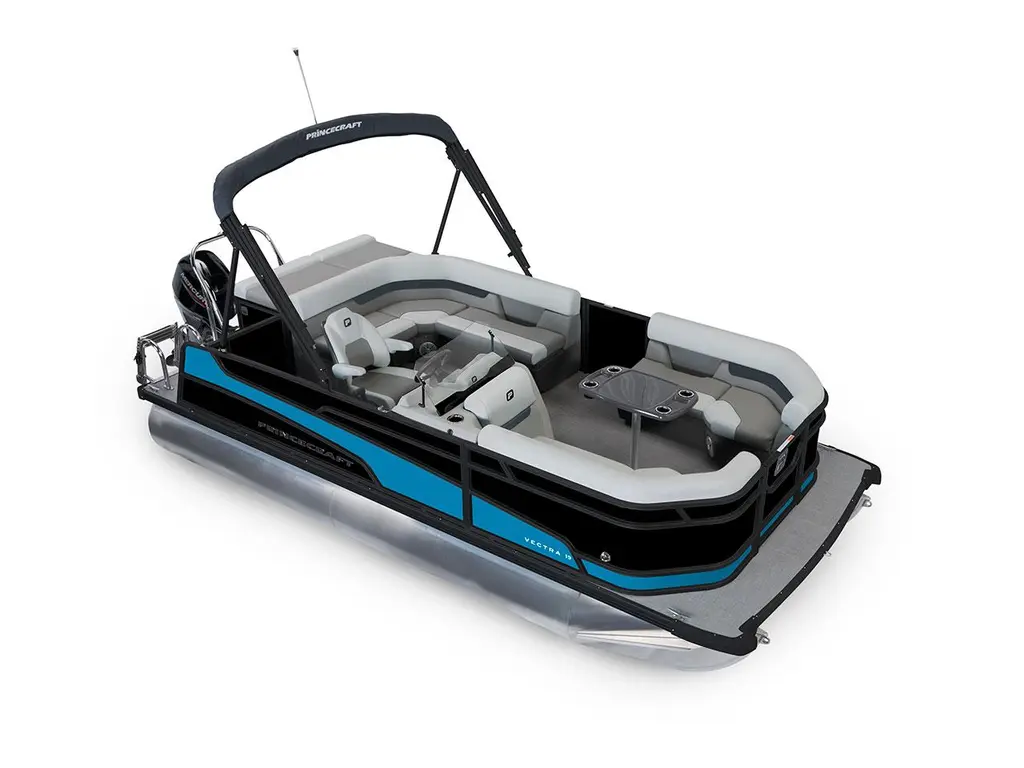 Princecraft Vectra® 19 L Noir - Édition Noire|Bande - Bleu Laguna 2026