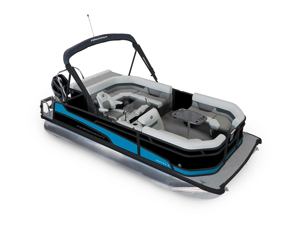 Princecraft Vectra® 19 L Vectra® 19 L Noir - Édition Noire|Bande - Bleu Laguna 2026 alt