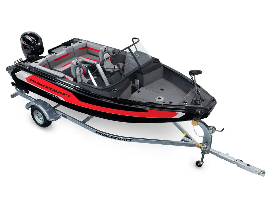 2026 Princecraft Sport 175 Octane Red (Red Accent) - Without Edition