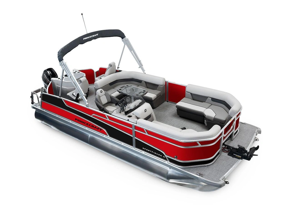 2026 Princecraft Sportfisher 21-2RS Sportfisher 21-2RS Ruby Red - Matte Black Strip alt