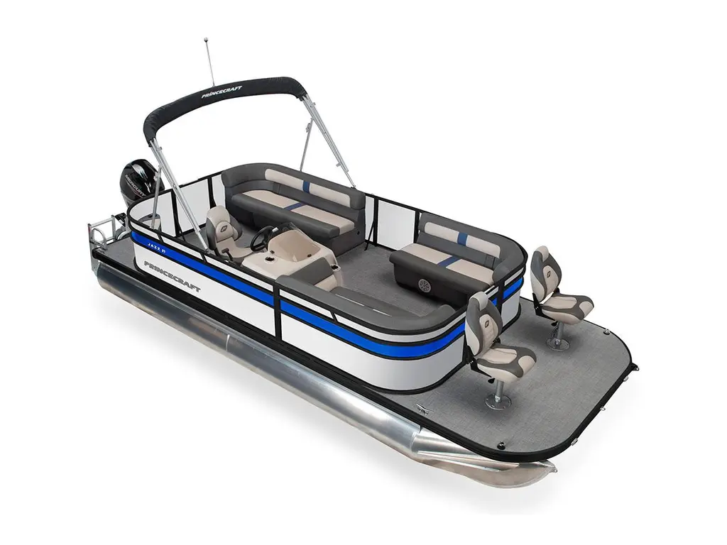 2026 Princecraft Jazz 21-2S Pearl - Black Edition|Grey Metallic Graphic Package