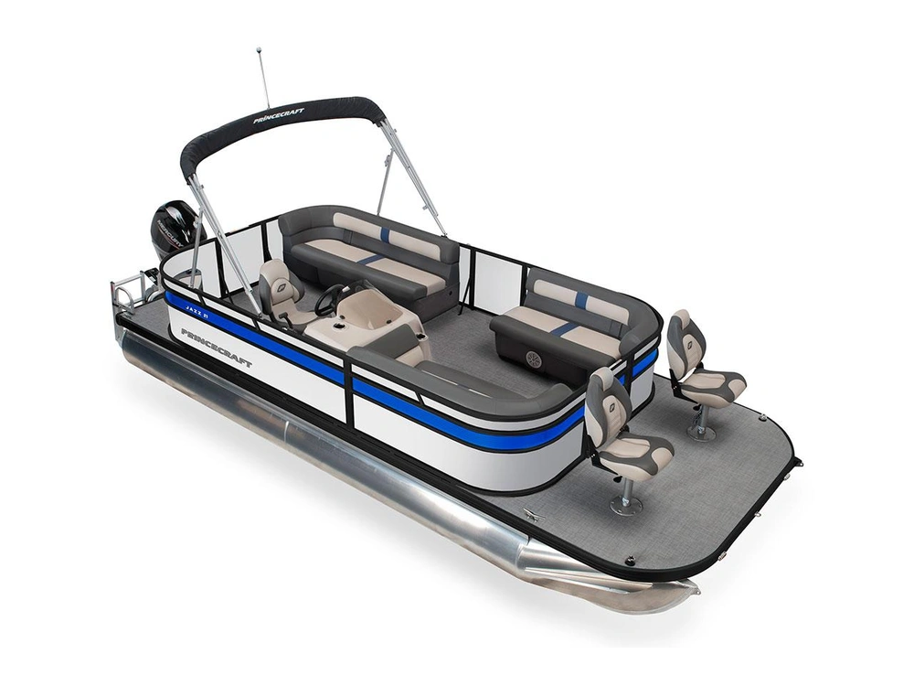 Princecraft Jazz 21-2S Jazz 21-2S Perle - Édition Noire|Ensemble Graphique Gris Métallisé 2026 alt