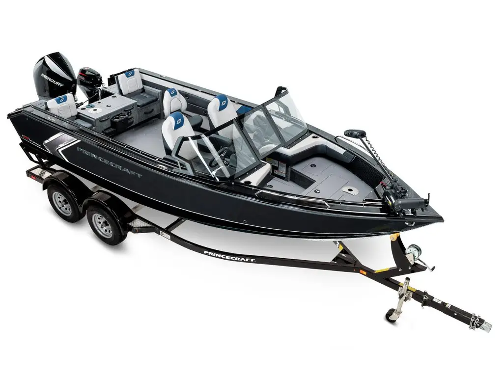 2026 Princecraft Platinum 220 R Platinum Metallic Grey (Blue Accent) - Without Edition