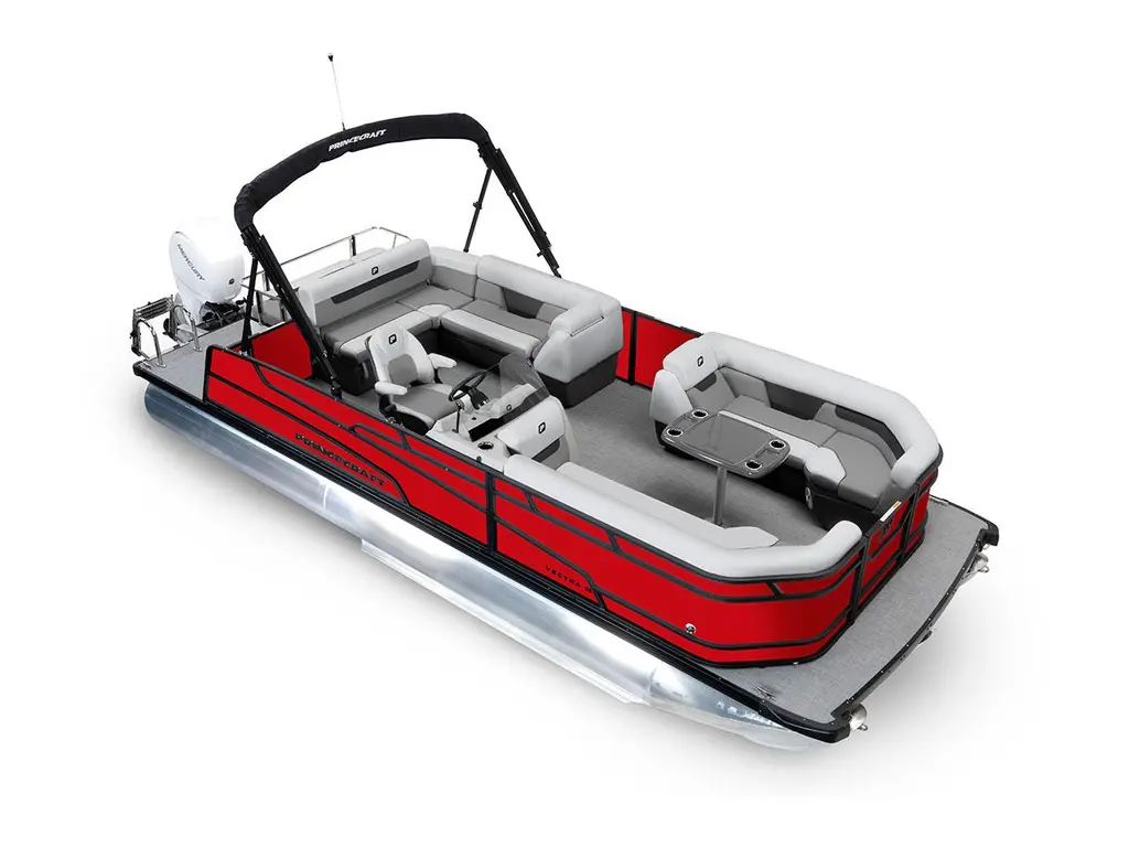 2026 Princecraft Vectra® 23 RL Ruby Red - Black Edition