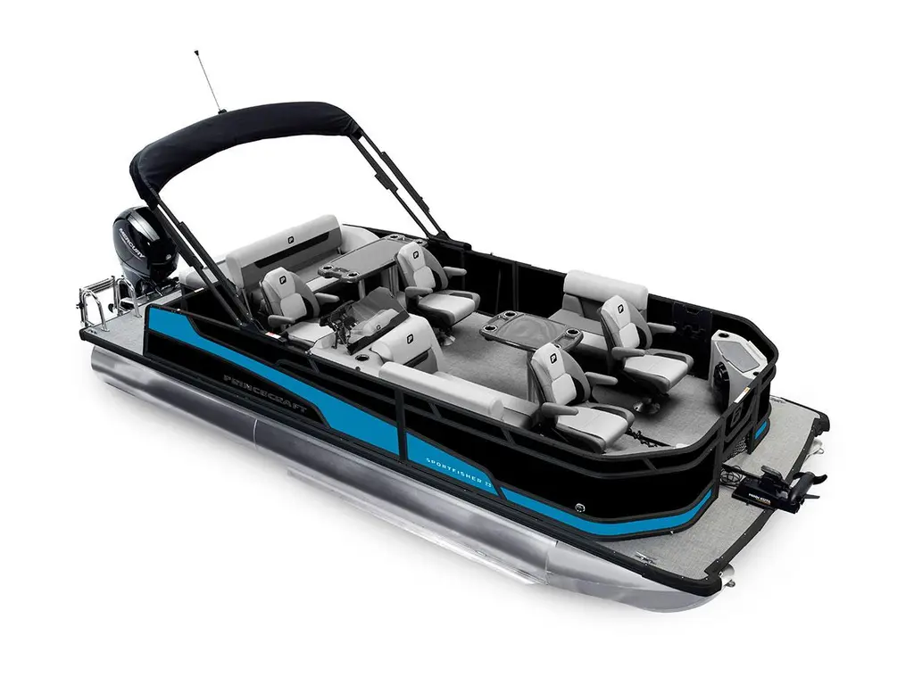 Princecraft Sportfisher 23-2S RL Noir - Édition Noire|Bande - Bleu Laguna 2026