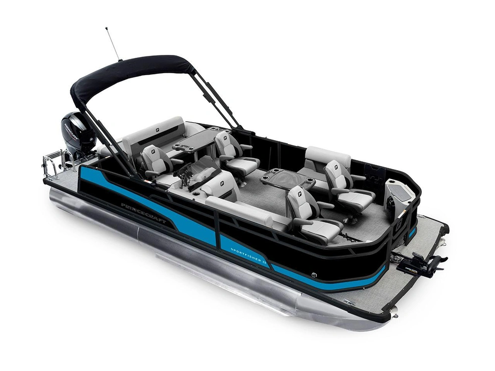 Princecraft Sportfisher 23-2S RL Sportfisher 23-2S RL Noir - Édition Noire|Bande - Bleu Laguna 2026 alt