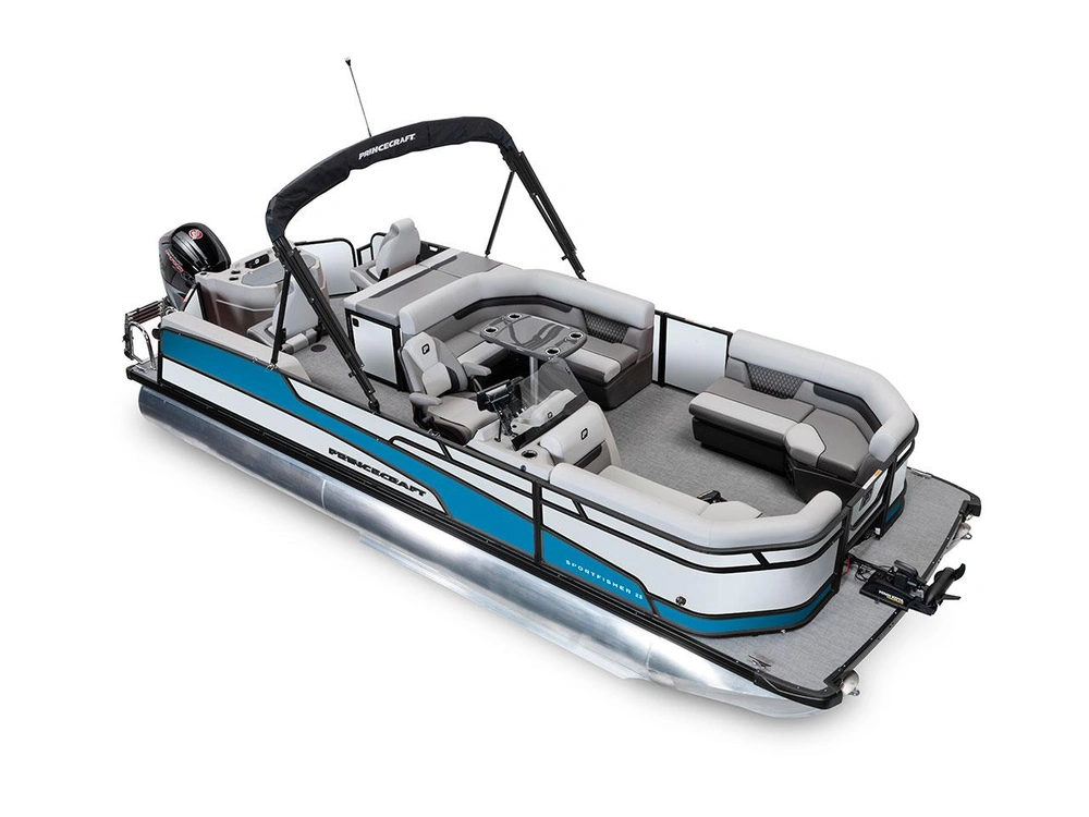 2026 Princecraft Sportfisher 23-2RS Sportfisher 23-2RS Pearl - Black Edition|Laguna Blue Strip alt
