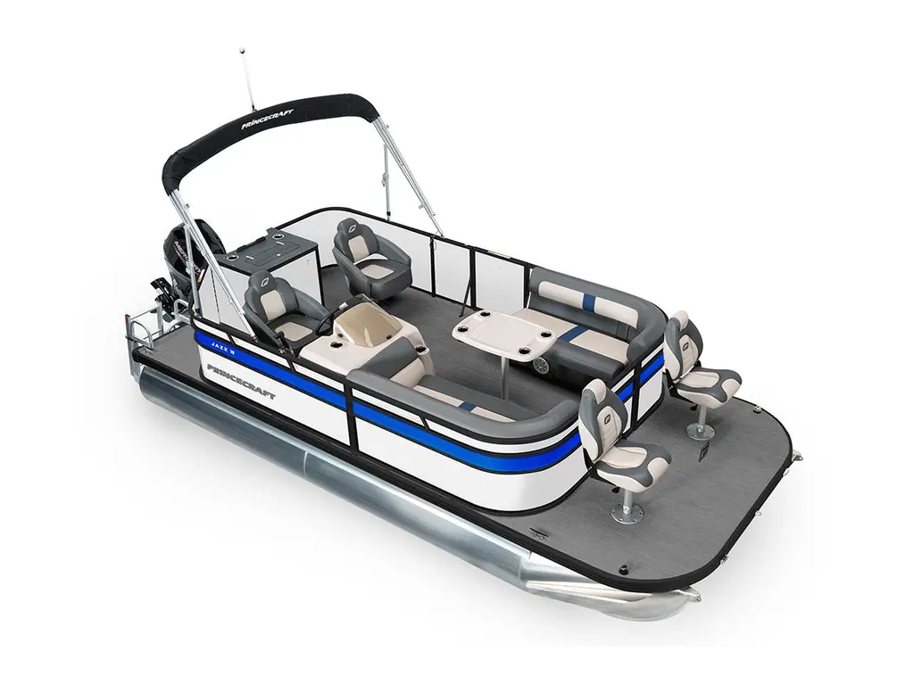 2026 Princecraft Jazz 19-4S Pearl - Black Edition|Grey Metallic Graphic Package