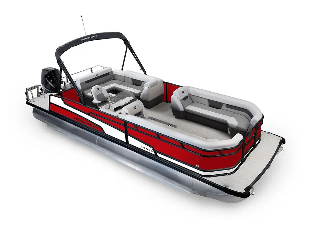 2026 Princecraft Vectra® 25 RL Ruby Red - Black Edition|Onyx White Strip
