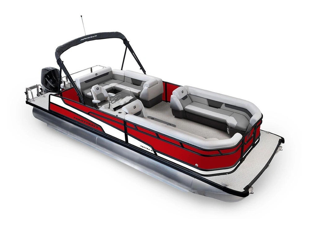 2026 Princecraft Vectra® 25 RL Vectra® 25 RL Ruby Red - Black Edition|Onyx White Strip alt
