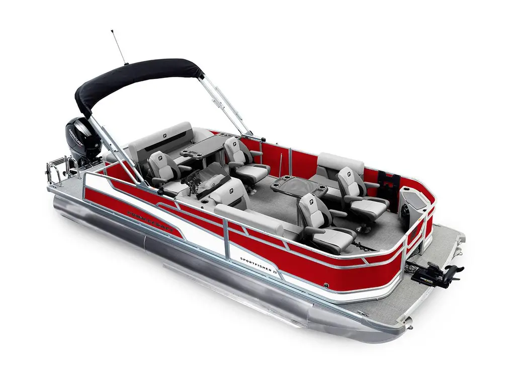 Princecraft Sportfisher 23-2S RL Rouge Rubis - Bande - Blanc Onyx 2026