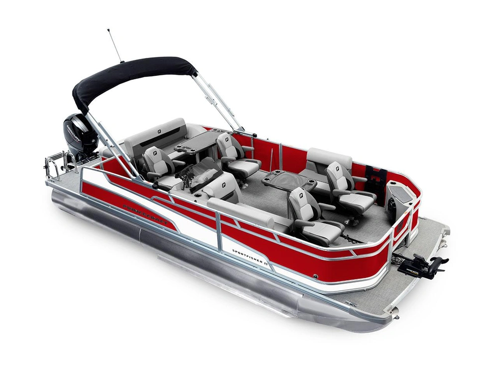 Princecraft Sportfisher 23-2S RL Sportfisher 23-2S RL Rouge Rubis - Bande - Blanc Onyx 2026 alt