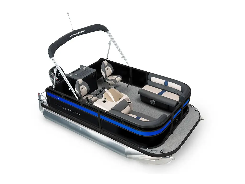 2026 Princecraft Jazz 14-2RS Black - Black Edition|Grey Metallic Graphic Package