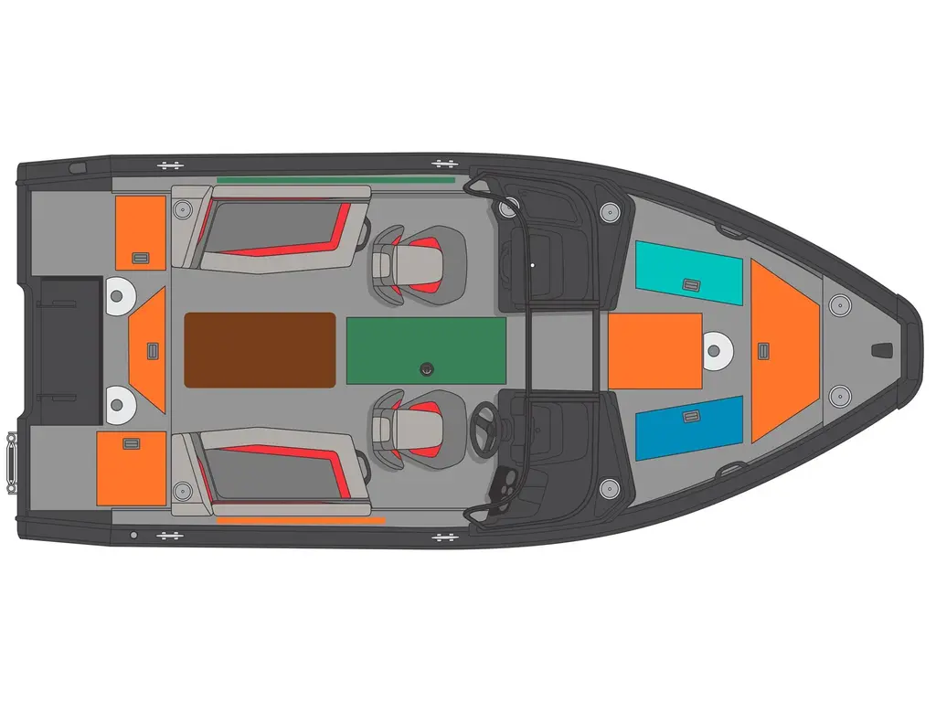 2026 Princecraft Sport 175 Octane Red (Red Accent) - Without Edition
