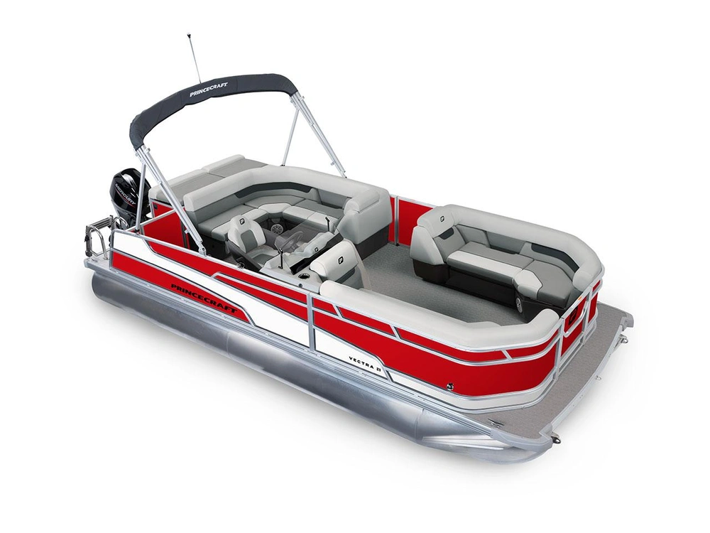 Princecraft Vectra® 21 L Vectra® 21 L Rouge Rubis - Bande - Blanc Onyx 2026 alt