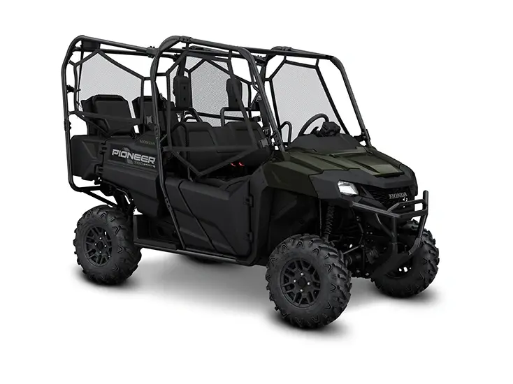 2026 Honda Pioneer 700-4P DLX Black Forest Green