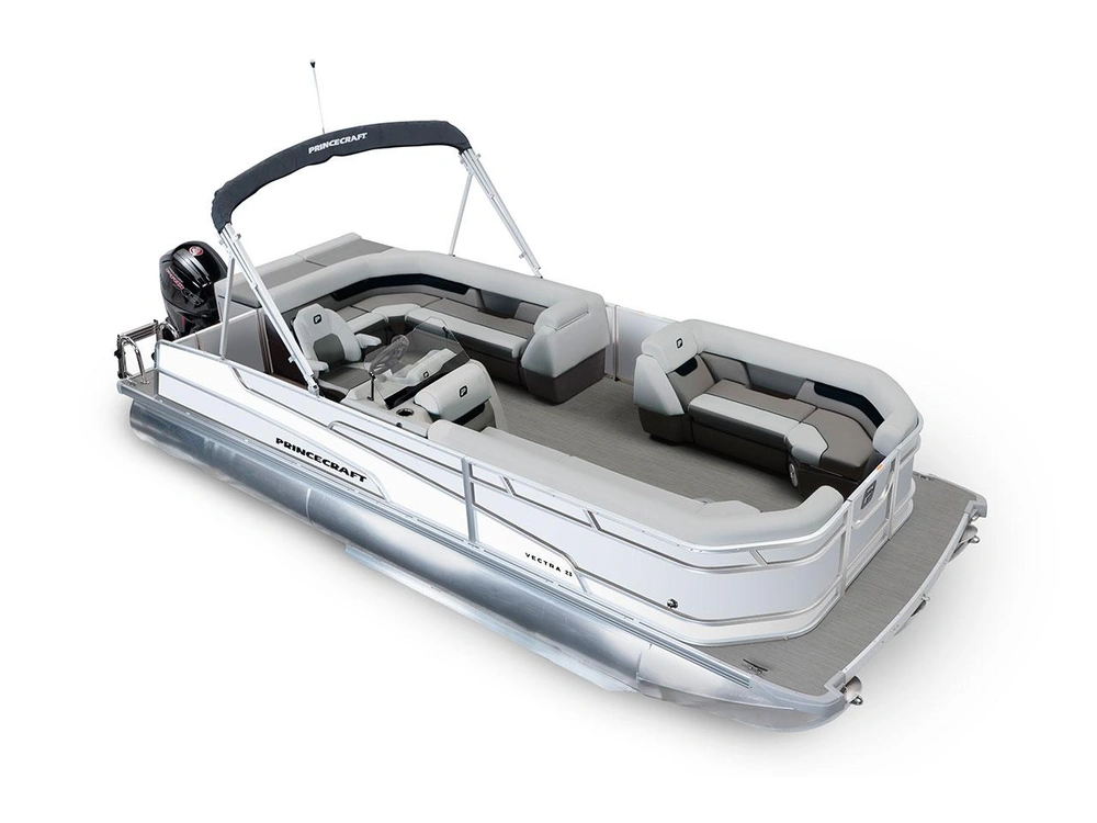 2026 Princecraft Vectra® 23 L Vectra® 23 L Pearl - Onyx White Strip alt