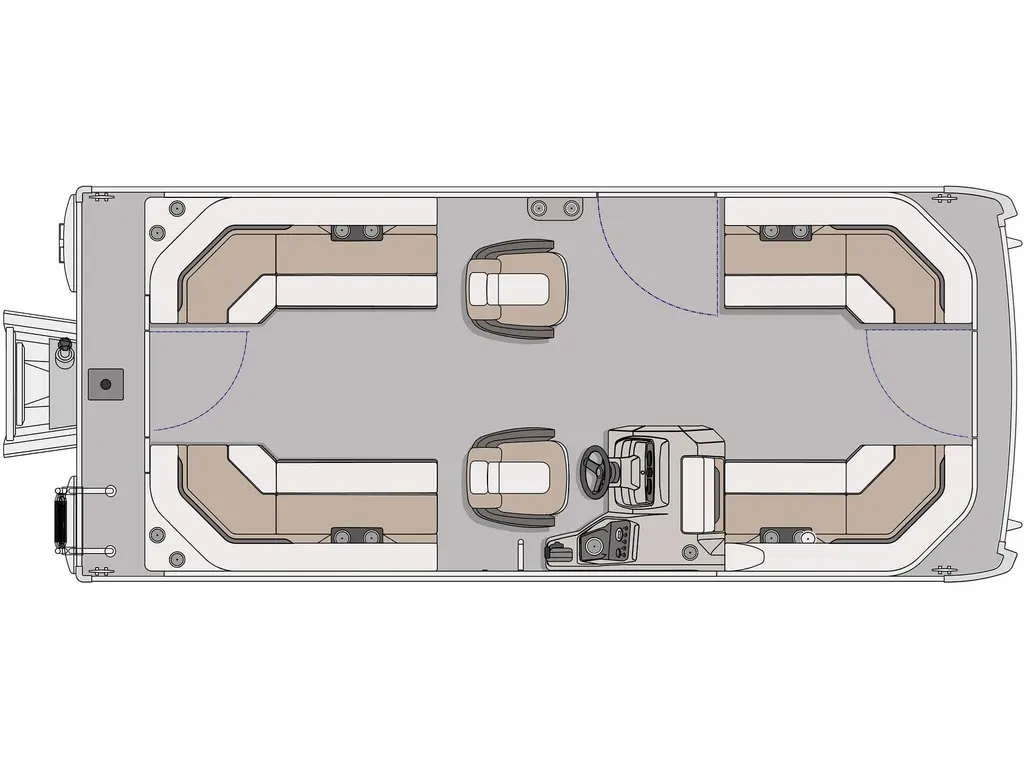 Princecraft Vectra® 21 QL Rouge Rubis - Bande - Blanc Onyx 2026