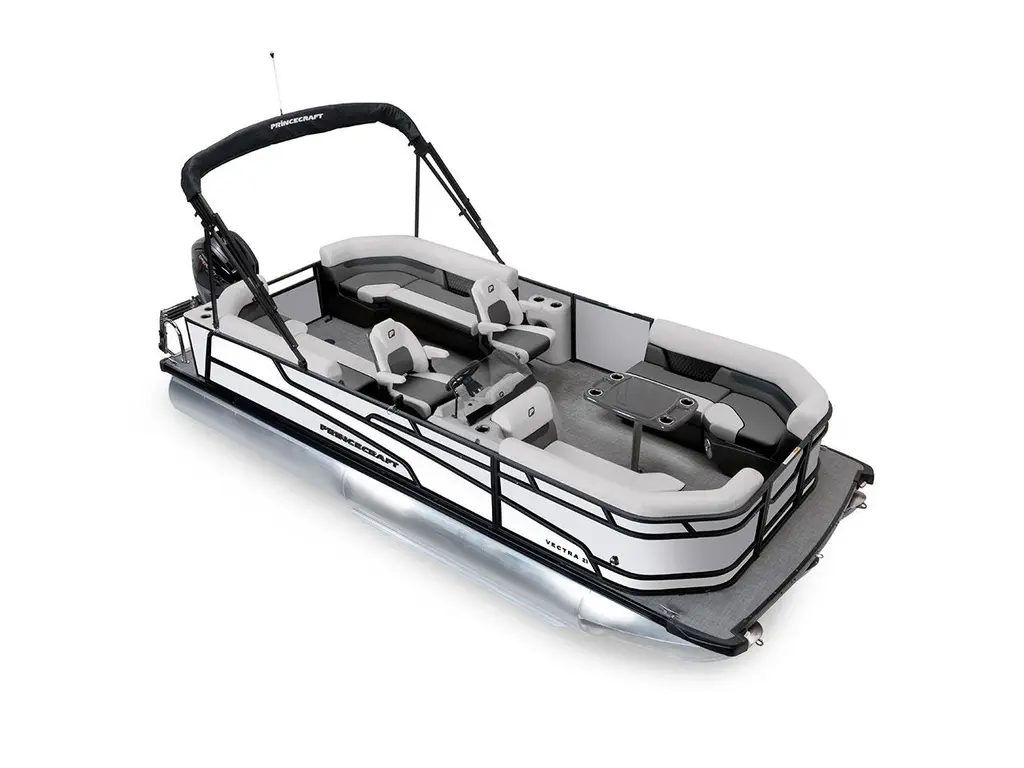 2026 Princecraft Vectra® 21 QL Pearl - Black Edition|Onyx White Strip