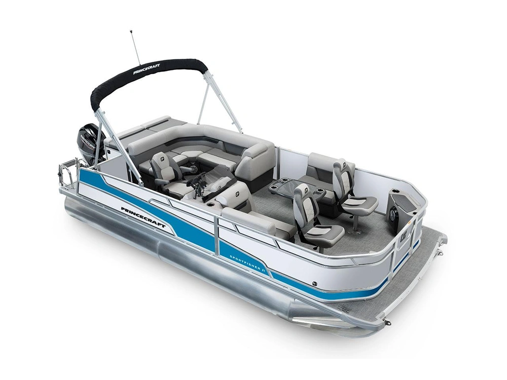2026 Princecraft Sportfisher 21-2S Sportfisher 21-2S Pearl - Laguna Blue Strip alt