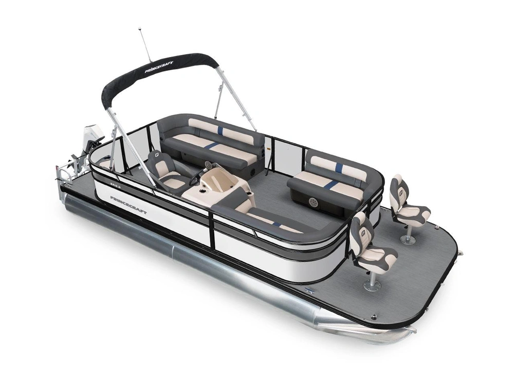 2026 Princecraft Brioe 21-2S Brioe 21-2S Pearl - Black Edition|Blue Metallic Graphic Package alt