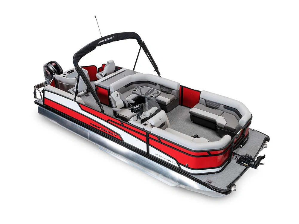 Princecraft Sportfisher 23-2RS Sportfisher 23-2RS Rouge Rubis - Édition Noire|Bande - Blanc Onyx 2026 alt