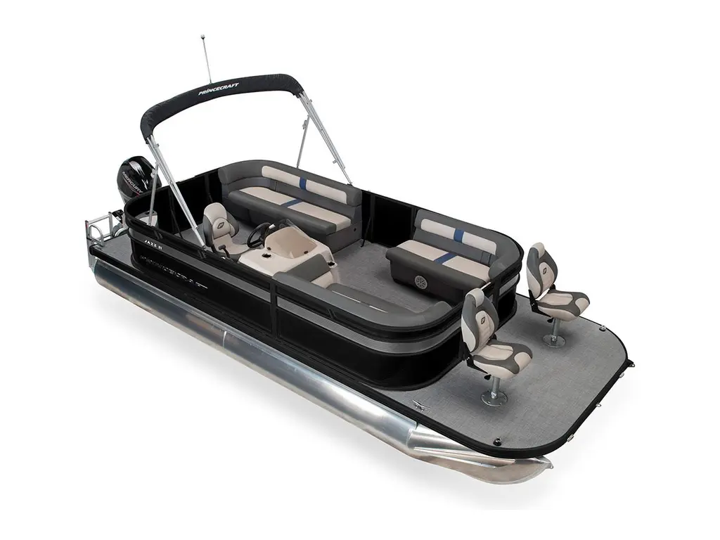 2026 Princecraft Jazz 21-2S Black - Black Edition|Blue Metallic Graphic Package