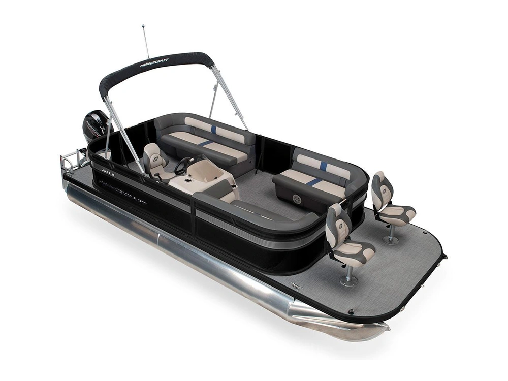 2026 Princecraft Jazz 21-2S Jazz 21-2S Black - Black Edition|Blue Metallic Graphic Package alt