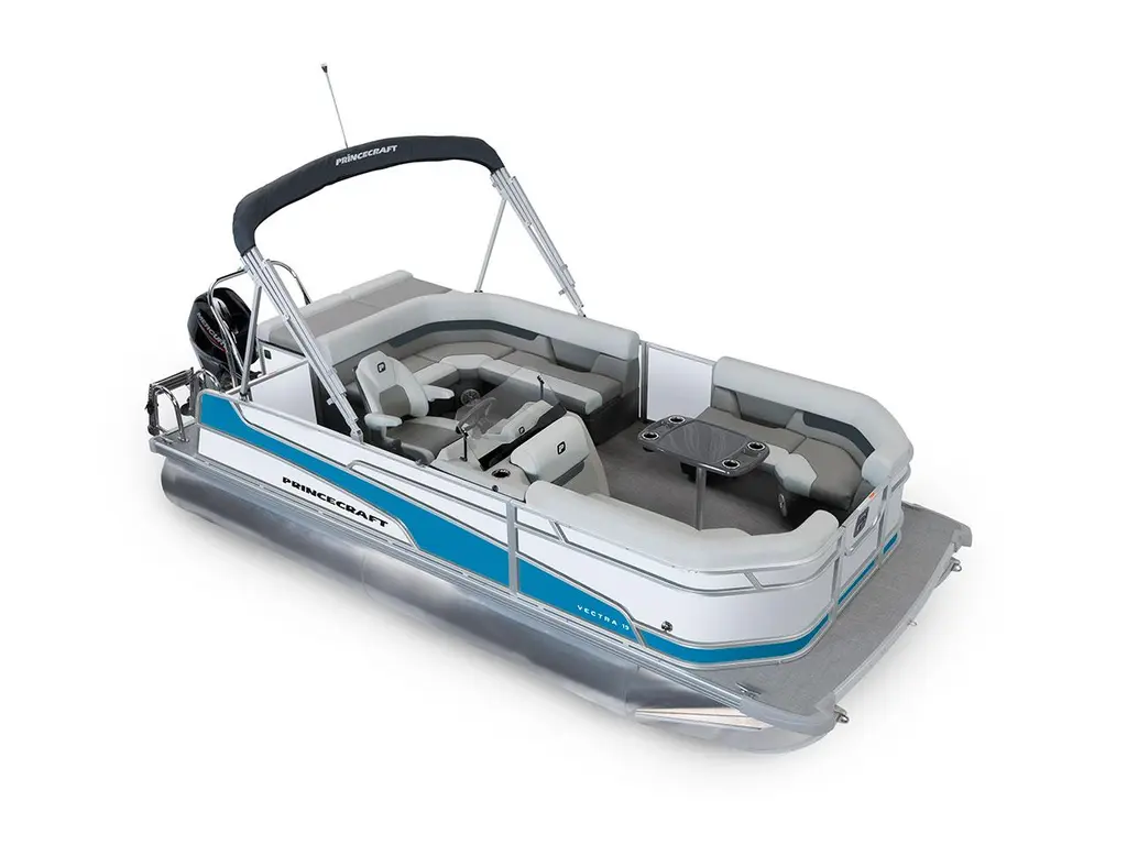 2026 Princecraft Vectra® 19 L Pearl - Laguna Blue Strip