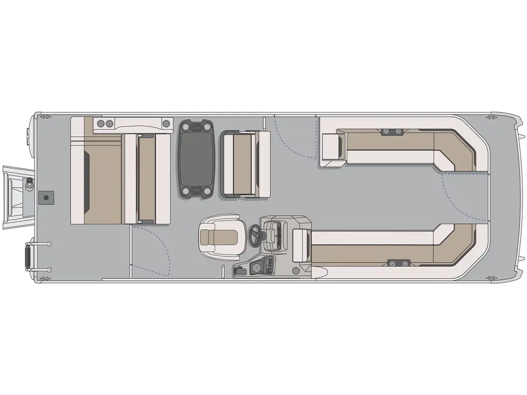 2026 Princecraft Vectra® 25 RL Pearl - Laguna Blue Strip