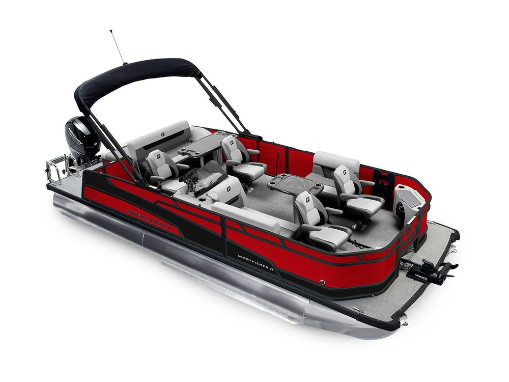 Princecraft Sportfisher 23-2S RL Sportfisher 23-2S RL Rouge Rubis - Édition Noire|Bande - Noir Mat 2026 alt