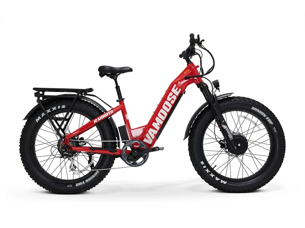 Vamoose Cycle Mammouth 500 Mammouth 500 ST Rouge cerise brillant et blanc 2026 alt