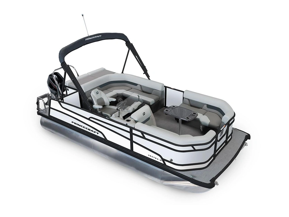 2026 Princecraft Vectra® 19 L Vectra® 19 L Pearl - Black Edition|Onyx White Strip alt
