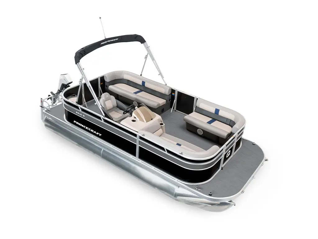 2026 Princecraft Brioe 19 Black - Blue Metallic Graphic Package