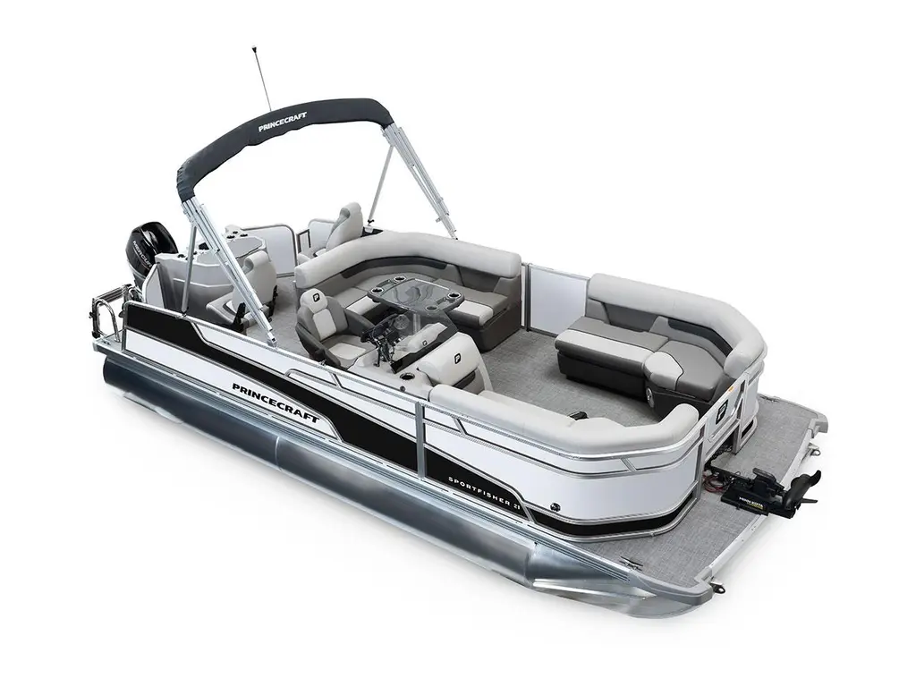 2026 Princecraft Sportfisher 21-2RS Pearl - Matte Black Strip