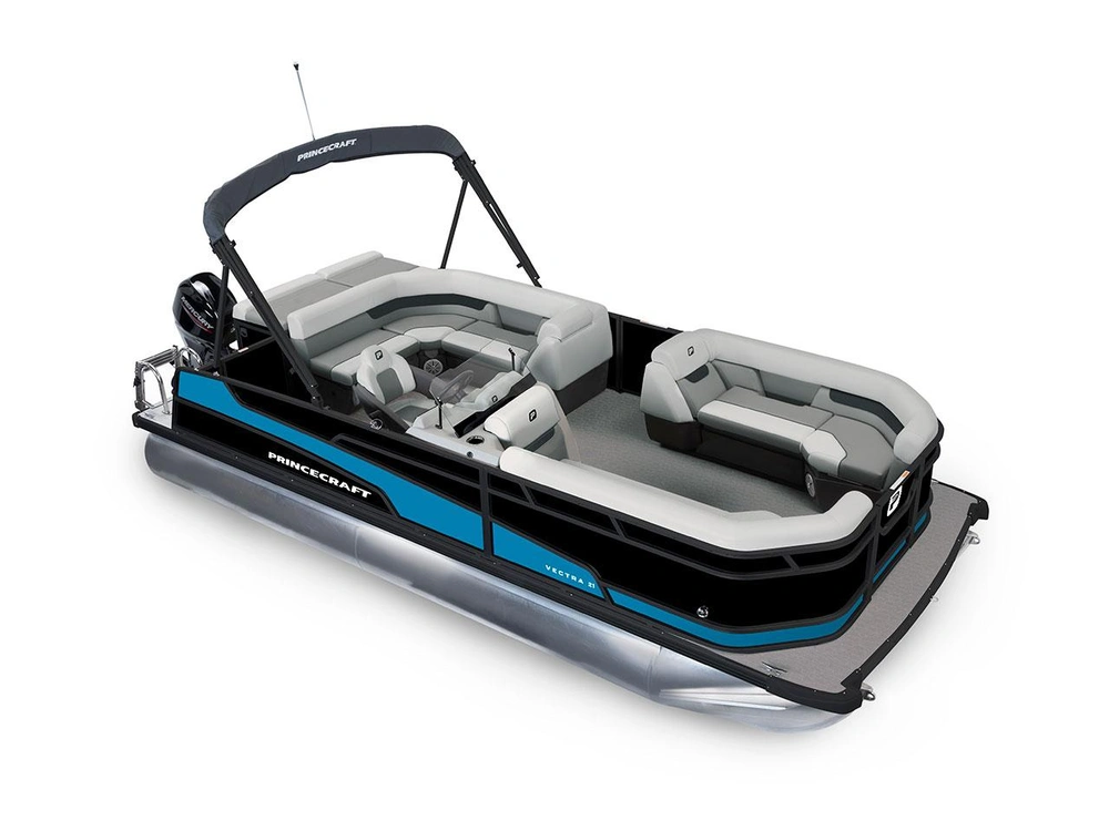 Princecraft Vectra® 21 L Vectra® 21 L Noir - Édition Noire|Bande - Bleu Laguna 2026 alt