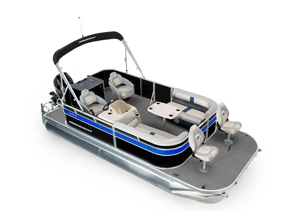 2026 Princecraft Jazz 19-4S Black – Grey Metallic Graphic Package