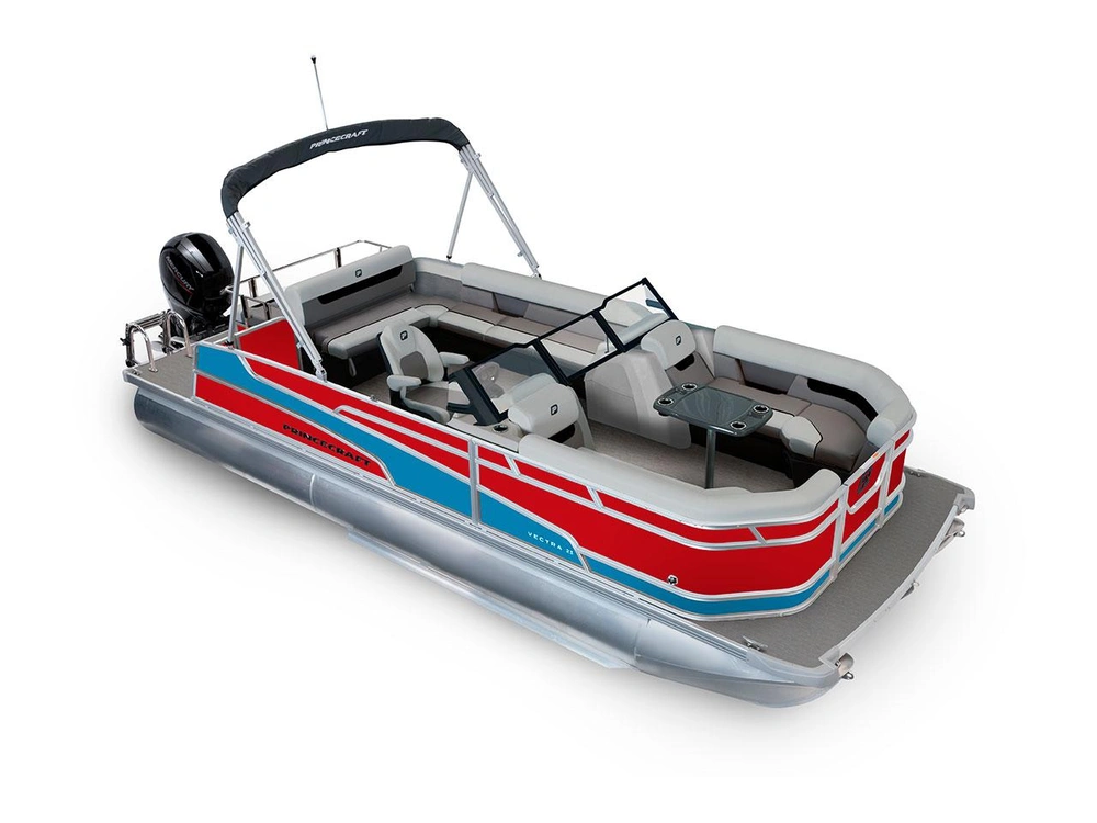 2026 Princecraft Vectra® 23 WRL Vectra® 23 WRL Ruby Red - Laguna Blue Strip alt