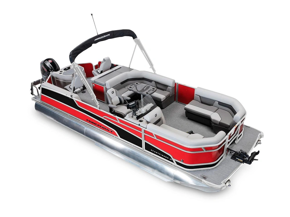 2026 Princecraft Sportfisher 23-2RS Sportfisher 23-2RS Ruby Red - Matte Black Strip alt