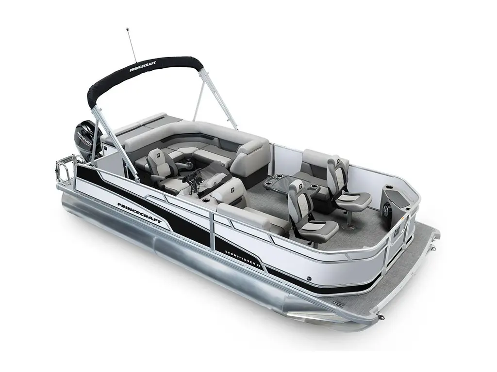 2026 Princecraft Sportfisher 21-2S Pearl - Matte Black Strip