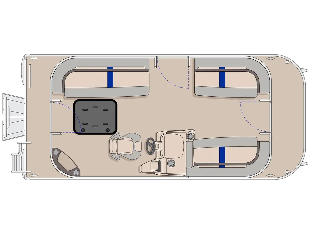 2026 Princecraft Brioe 19 Pearl - Blue Metallic Graphic Package
