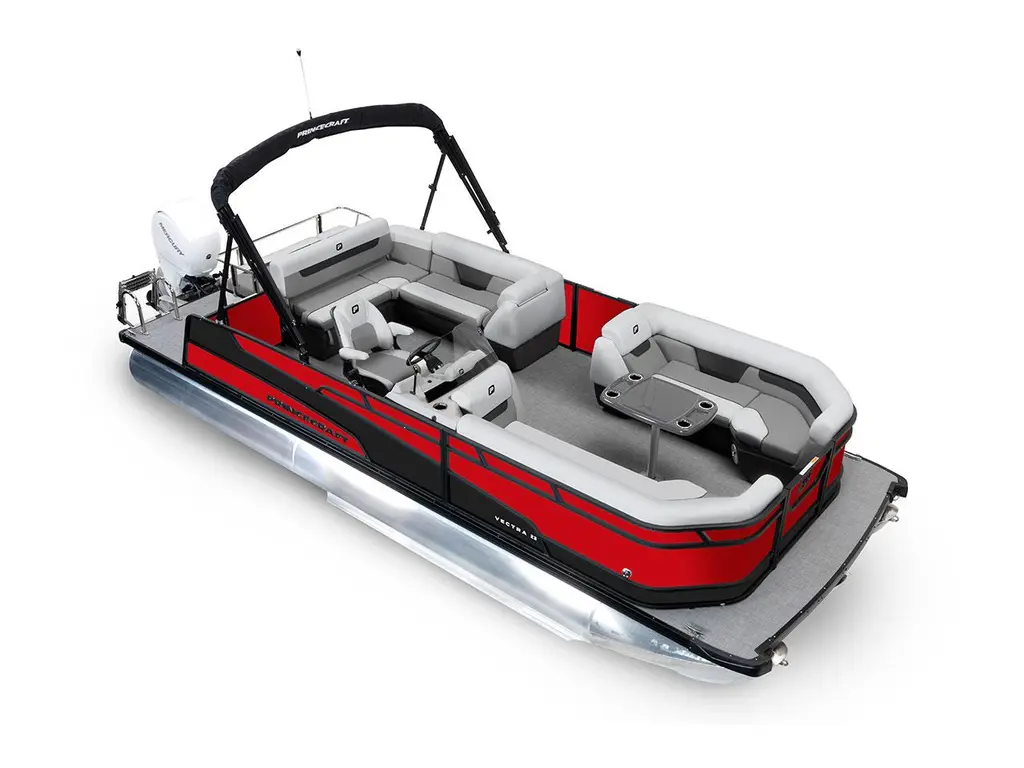 Princecraft Vectra® 23 RL Rouge Rubis - Édition Noire|Bande - Noir Mat 2026